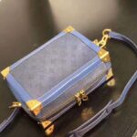 Louis Vuitton LV Men Soft Trunk in Denim Fabric and Monogram-Blue - Image 5