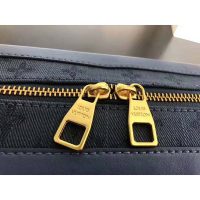 Louis Vuitton LV Men Soft Trunk in Denim Fabric and Monogram-Blue (1)