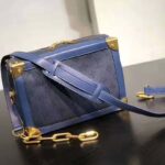 Louis Vuitton LV Men Soft Trunk in Denim Fabric and Monogram-Blue - Image 4