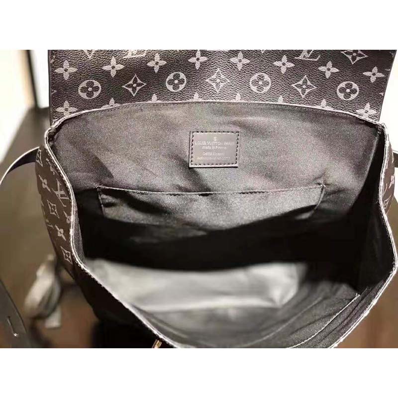 Louis Vuitton Steamer backpack in Eclipse monogram canvas Grey Cloth  ref.364287 - Joli Closet