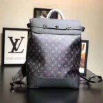 Louis Vuitton LV Men Steamer Backpack in Monogram Eclipse Canvas-Grey - immagine 3
