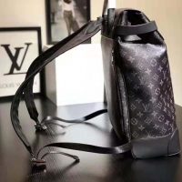 Louis Vuitton LV Men Steamer Backpack in Monogram Eclipse Canvas-Grey (1)