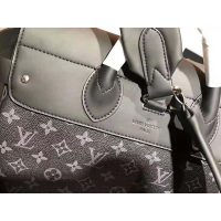 Louis Vuitton LV Men Steamer Backpack in Monogram Eclipse Canvas-Grey (1)