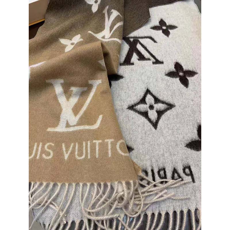 Louis Vuitton Reykjavik Scarf Sand Cashmere