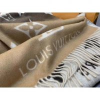 Louis Vuitton LV Unisex Reykjavik Gradient Cashmere Scarf Oversized Monogram Flower Initial pattern-Sandy