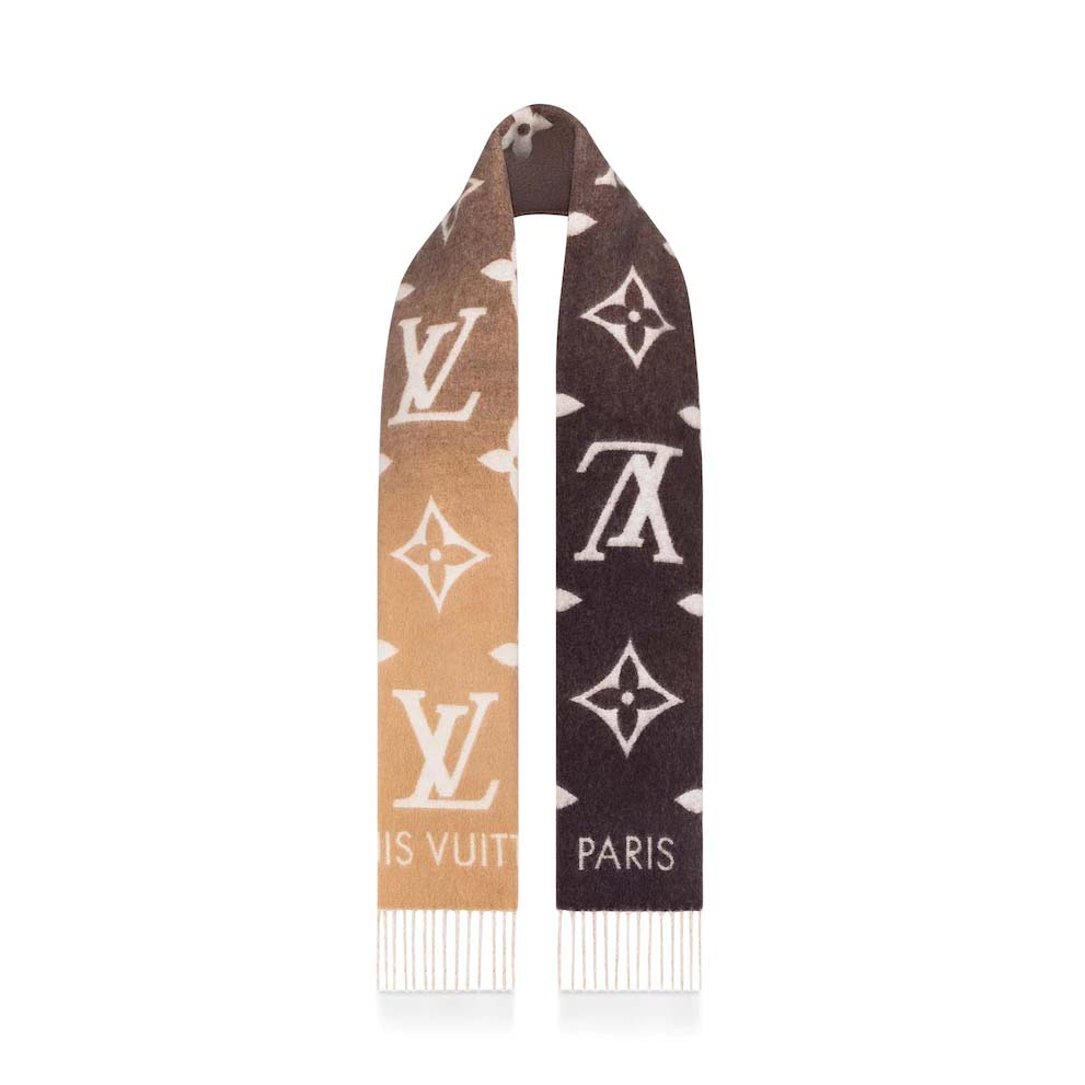 Louis Vuitton Cashmere Reykjavik Monogram Scarf (SHF-21870) – LuxeDH