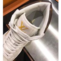 Louis Vuitton LV Unisex Rivoli Sneaker Boot Shoes-White (1)