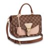 Louis Vuitton LV Women Beaumarchais Flap Bag in Damier Ebene Coated Canvas