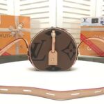 Louis Vuitton LV Women Boite Chapeau Souple Bag in Monogram and Reverse Coated Canvas-Brown - Image 2