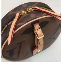 Louis Vuitton LV Women Boite Chapeau Souple Bag in Monogram and Reverse Coated Canvas-Brown (1)