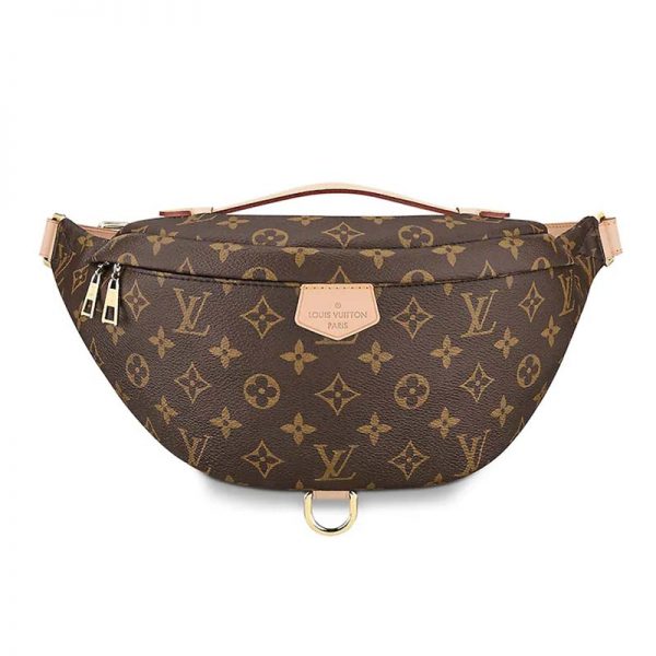 Louis Vuitton LV Women Bumbag in Monogram Canvas-Brown (1)