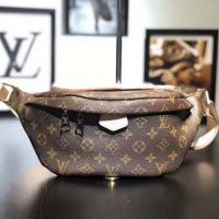 Louis Vuitton LV Women Bumbag in Monogram Canvas-Brown (1)