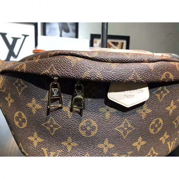 Louis Vuitton LV Women Bumbag in Monogram Canvas-Brown (4)