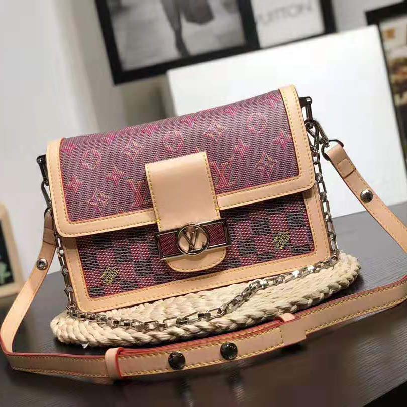 Louis Vuitton Rose Monogram LV Pop Dauphine MM Bag – The Closet