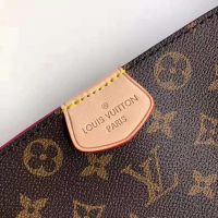 Louis Vuitton LV Women Graceful PM Hobo in Classic Monogram Canvas-Beige (1)