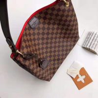 Louis Vuitton LV Women Graceful PM Hobo in Graphic Damier Ebene Canvas-Brown (1)