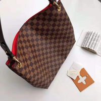 Louis Vuitton LV Women Graceful PM Hobo in Graphic Damier Ebene Canvas-Brown (1)