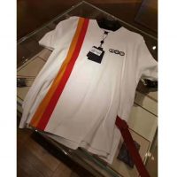 Louis Vuitton LV Women LV Airline Patches T-Shirt-White (1)