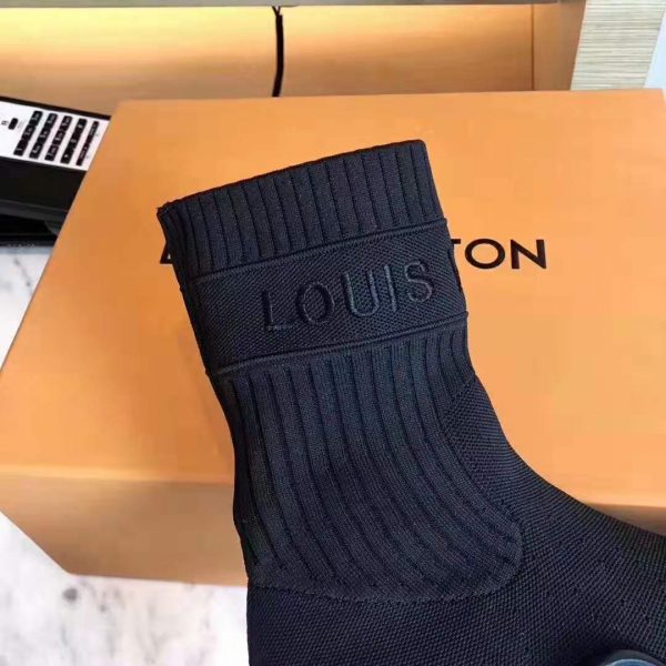 Louis Vuitton LV Women LV Archlight Sneaker Boot in Black Stretch Textile (10)