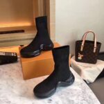Louis Vuitton LV Women LV Archlight Sneaker Boot in Black Stretch Textile - immagine 5