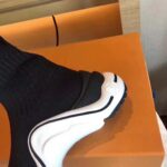 Louis Vuitton LV Women LV Archlight Sneaker Boot in Black and Blue Stretch Textile - Image 9