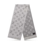 Louis Vuitton LV Women Logomania Scarf in Iconic Monogram Silk Wool – Bild 2