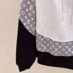 Louis Vuitton LV Women Monogram Circle Cut Hoodie in 100% Cotton-Grey - Image 7
