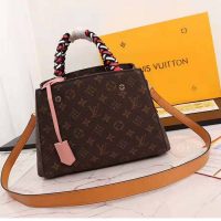 Louis Vuitton LV Women Montaigne BB Handbag in Monogram Canvas-Brown (1)