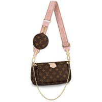 Louis Vuitton LV Women Multi Pochette Accessoires in Monogram Canvas-Pink (1)