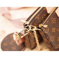 Louis Vuitton LV Women Multi Pochette Accessoires in Monogram Canvas-Pink (1)