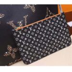 Louis Vuitton LV Women Neverfull MM Tote Bag in Monogram Canvas-Black – Image 6