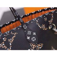 Louis Vuitton LV Women Neverfull MM Tote Bag in Monogram Canvas-Black (1)