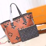 Louis Vuitton LV Women Neverfull MM Tote Bag in Monogram Canvas-White - immagine 3