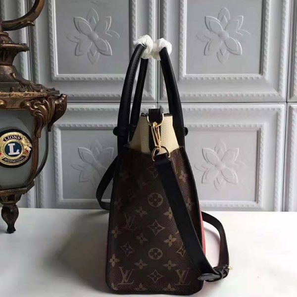 LOUIS VUITTON On My Side MM Calfskin Monogram Shoulder Bag Black