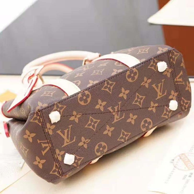 Louis Vuitton - Authenticated Néonoé Bb Handbag - Cotton Brown Abstract for Women, Very Good Condition