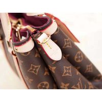 Louis Vuitton LV Women Open Handbag BB in Monogram Canvas-Brown (1)