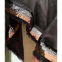Louis Vuitton LV Women Party Monogram Shawl Triangle Scarf with Luxurious Silk and Wool (1)
