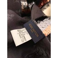 Louis Vuitton LV Women Party Monogram Shawl Triangle Scarf with Luxurious Silk and Wool (1)
