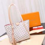 Louis Vuitton LV Women Propriano Shoulder Tote Bag-Sandy and Grey – Image 4