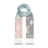 Louis Vuitton LV Women Reykjavik Gradient Cashmere Scarf with Iconic Monogram-Blue