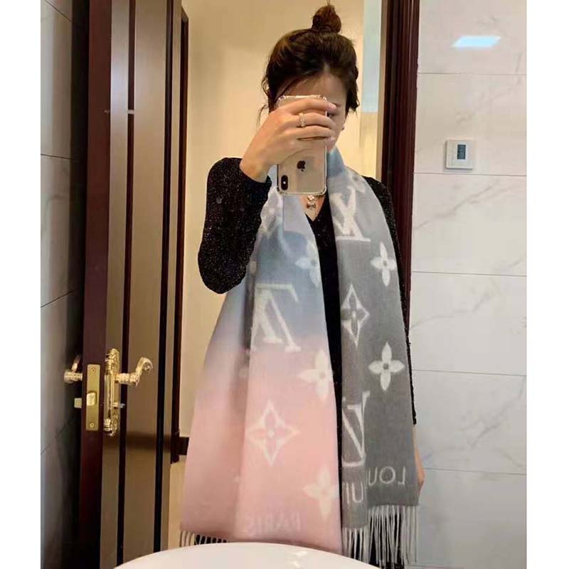 Louis Vuitton Reykjavik Gradient Cashmere Scarf