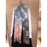 Louis Vuitton LV Women Reykjavik Gradient Cashmere Scarf with Iconic Monogram-Blue (1)