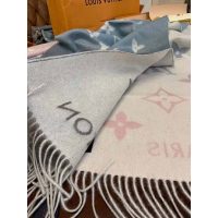 Louis Vuitton LV Women Reykjavik Gradient Cashmere Scarf with Iconic Monogram-Blue (1)