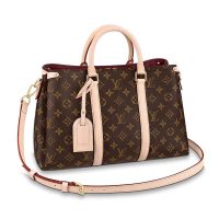 Louis Vuitton LV Women Soufflot MM in Monogram Canvas-Brown (1)