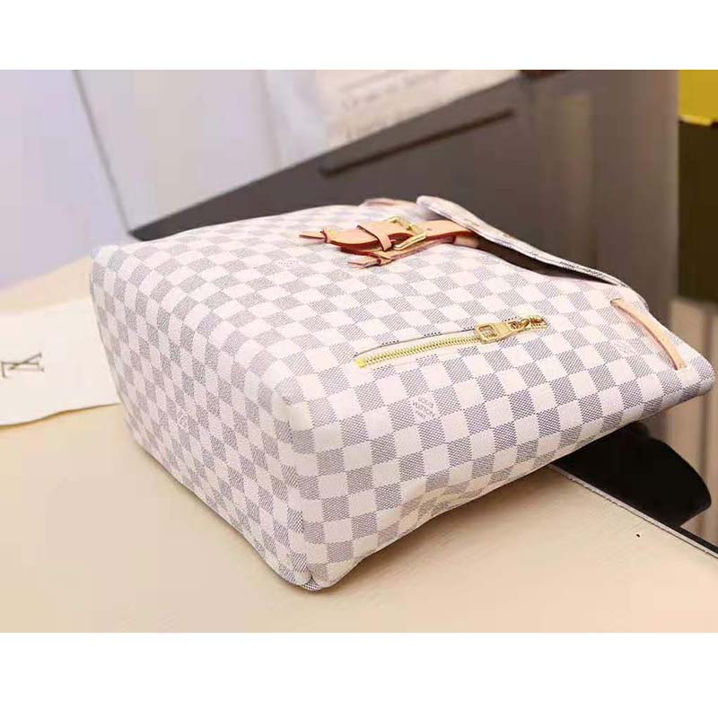 LV Sperone Backpack Damier Azur, Luxury, Bags & Wallets on Carousell