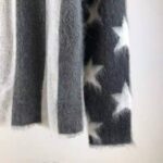 Louis Vuitton LV Women USA Flag Mohair Jacquard Crewneck Sweater-Grey - Image 10