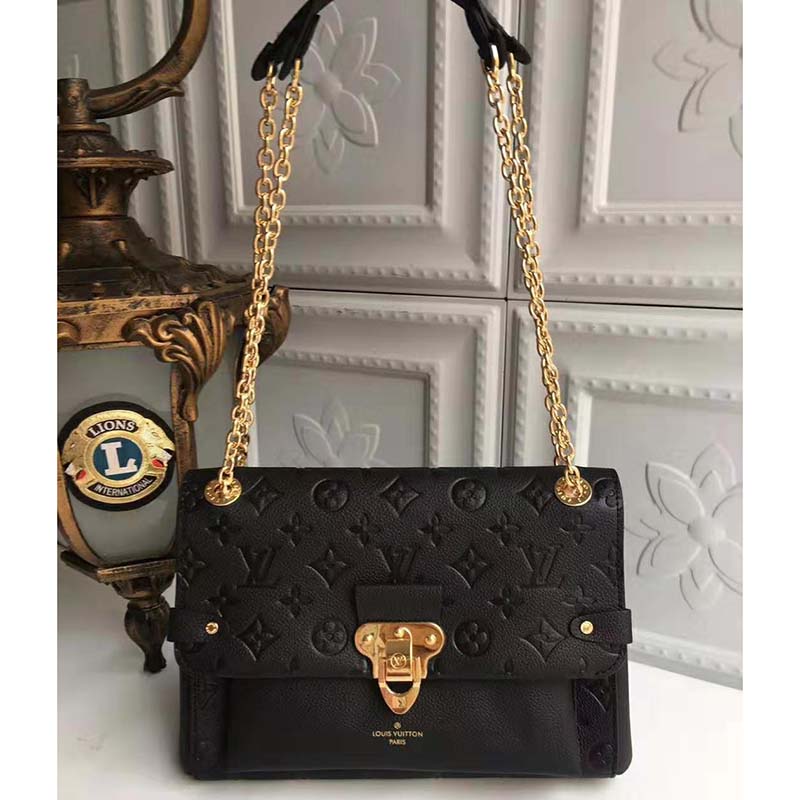 Louis Vuitton Black Monogram Empreinte Leather Vavin BB Bag - Yoogi's Closet