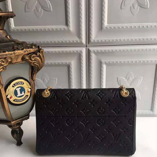 Louis Vuitton LV Women Vavin MM in Monogram Empreinte Leather-Black (5)