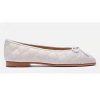 Chanel Women Ballerinas in Aged Calfskin Leather-Beige