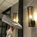 Chanel Women Ballerinas in Aged Calfskin Leather-Beige – Bild 7